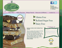 Tablet Screenshot of momsorganicmunchies.com